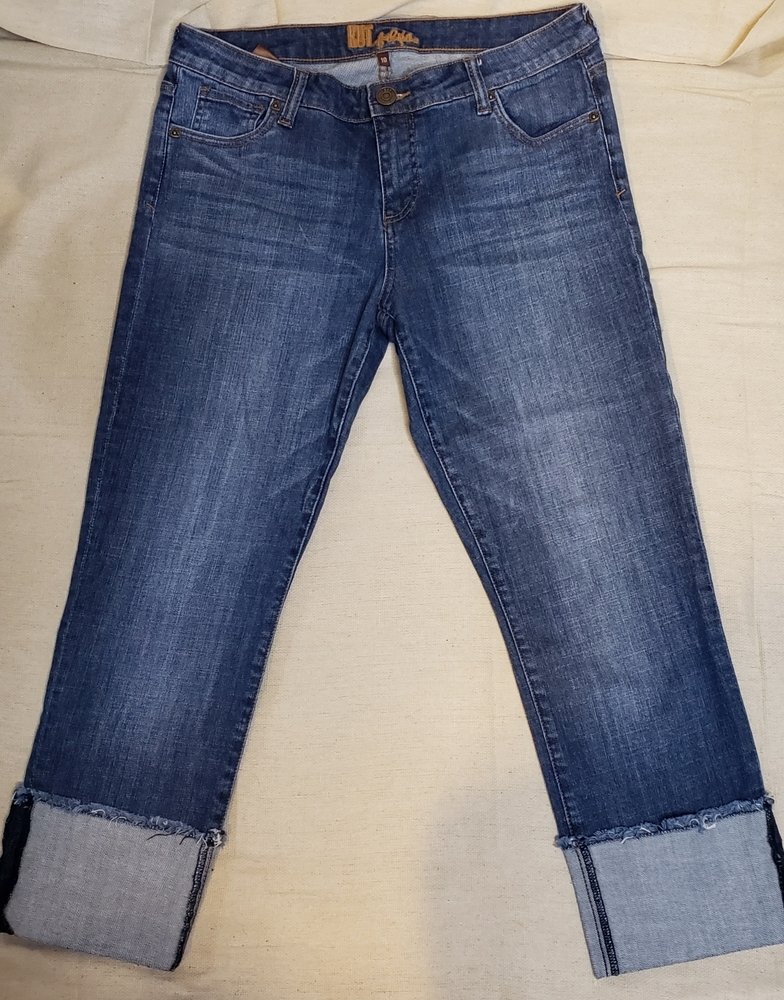 Kut From The Kloth Frayed Hem Crop Jeans